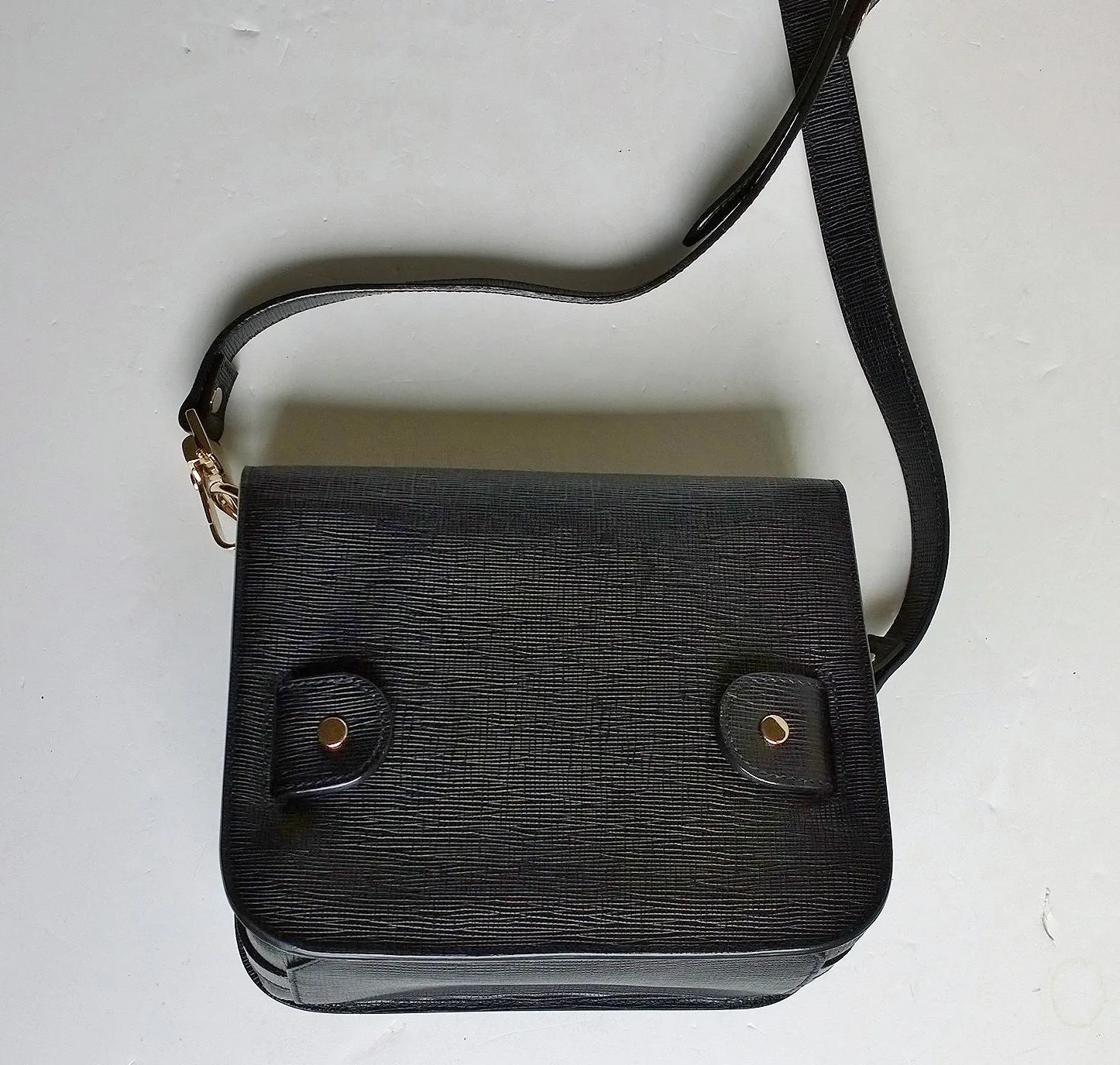 Proenza Schouler PS 11 Tiny Bag in Black Linosa Leather