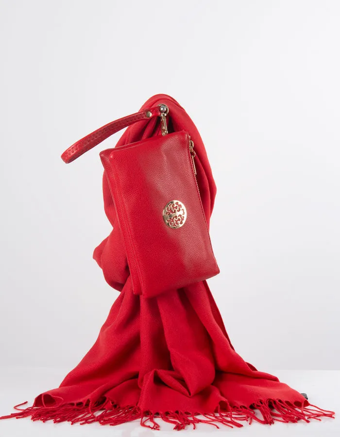 Red Clutch Bag | Toni