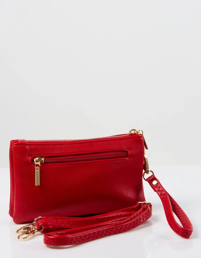 Red Clutch Bag | Toni