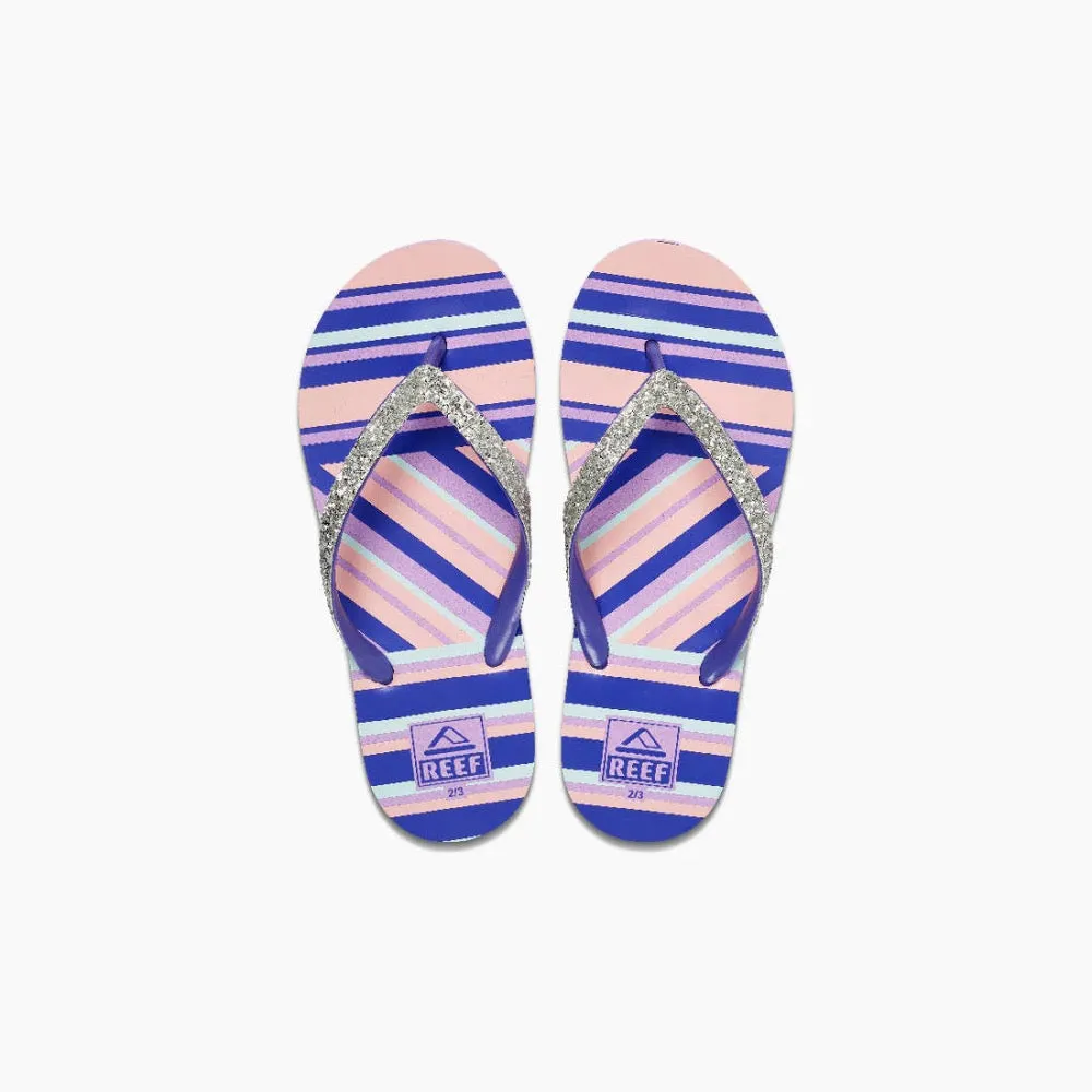 Reef Girls Stargazer Prints Flip Flop Stripes On Stripes