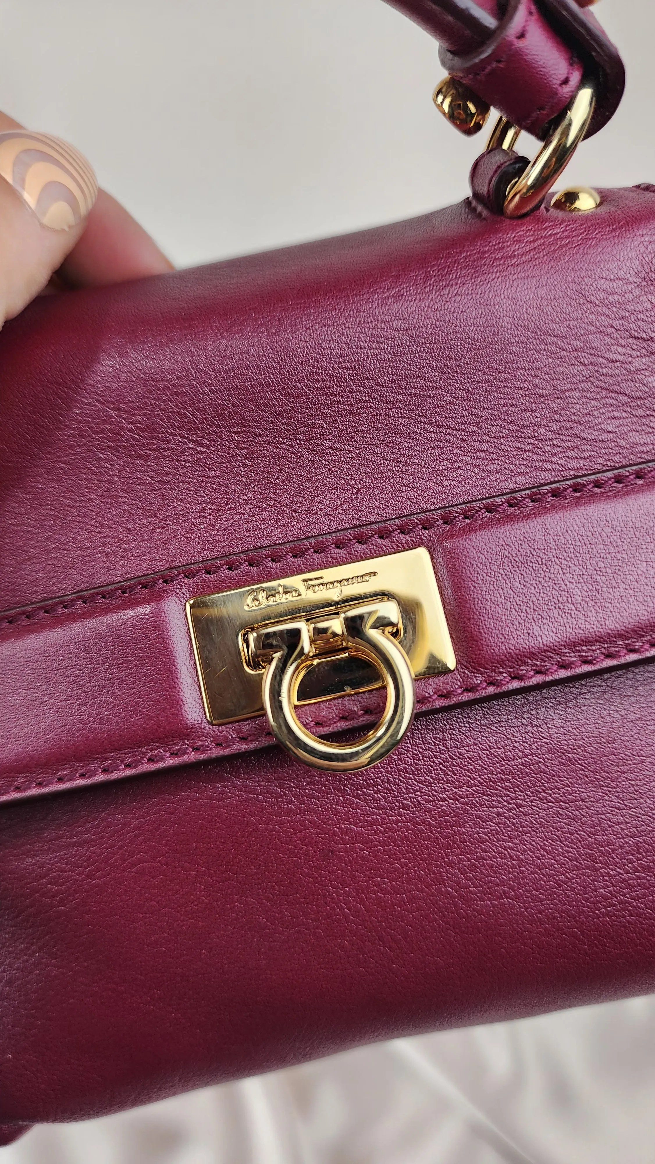 Salvatore Ferragamo Mini Sophia Gancini Crossbody - 1265