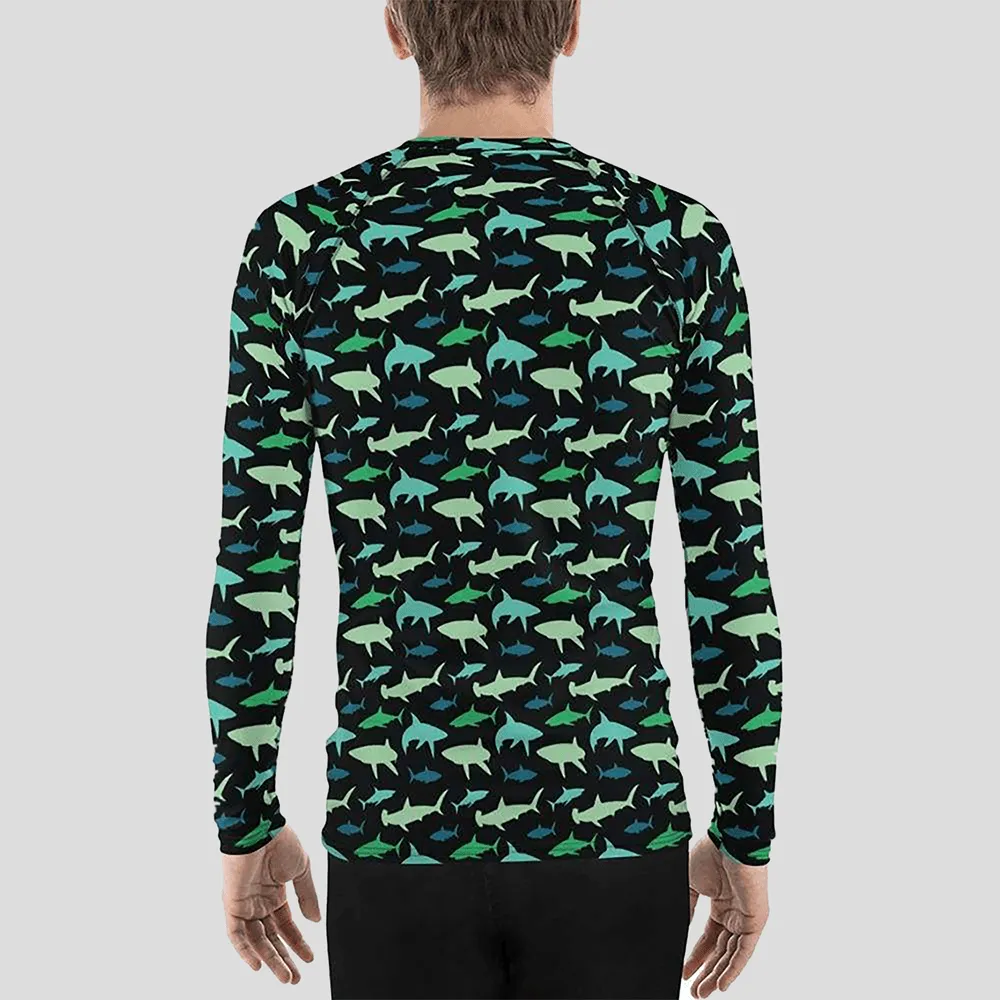 Sharks Unisex Rash Guard (POD)