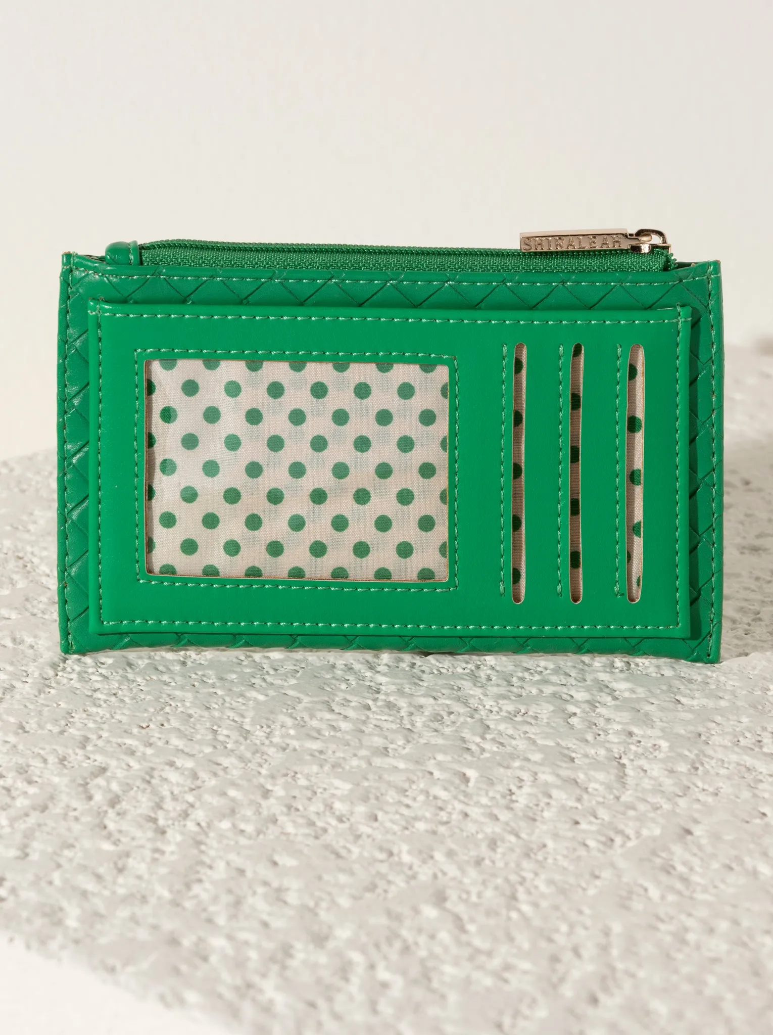 Shiraleah Frankie Card Case, Green