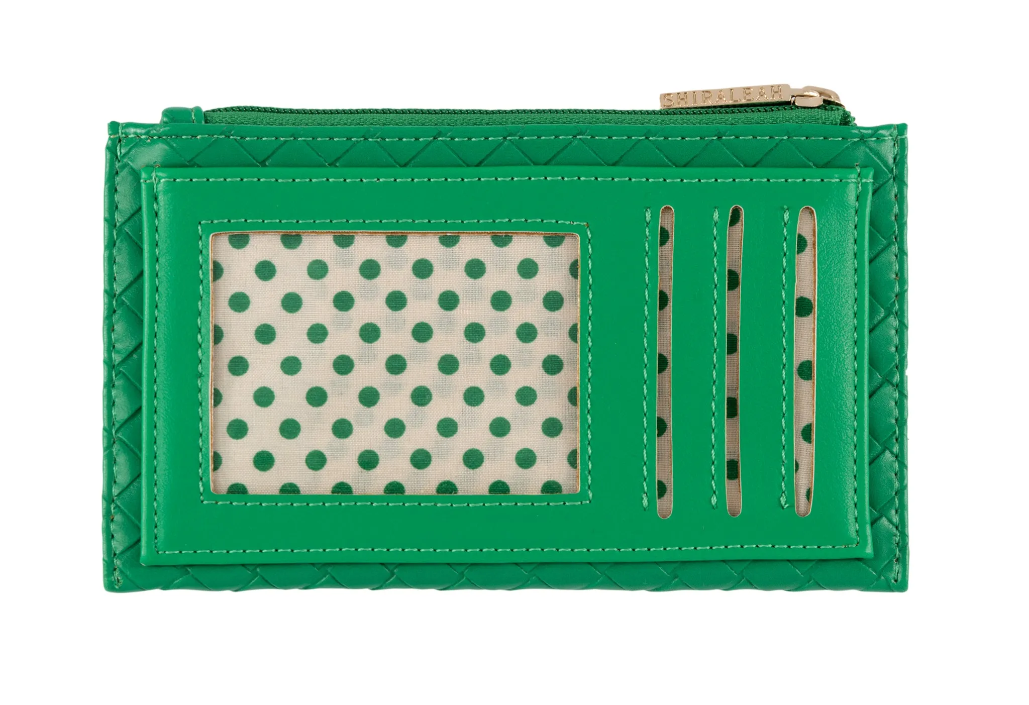 Shiraleah Frankie Card Case, Green