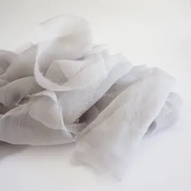 Silk Gossamer Ribbon in Stone