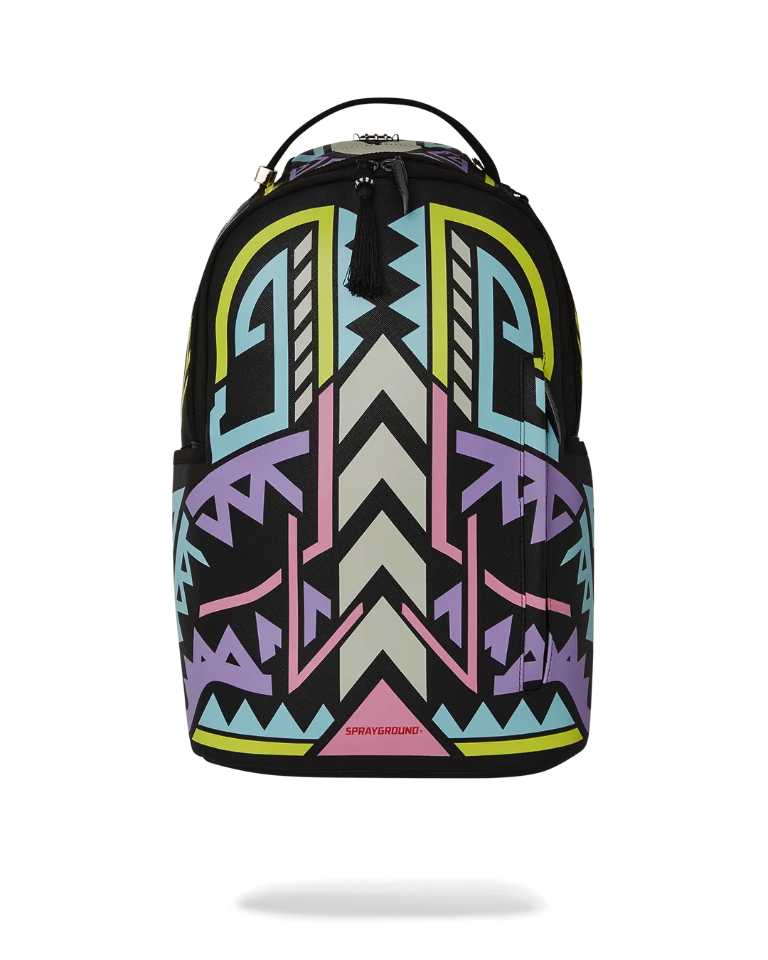 Sprayground AI Path to Future III Sandflower Glow in the Dark Backpack - Green / Purple