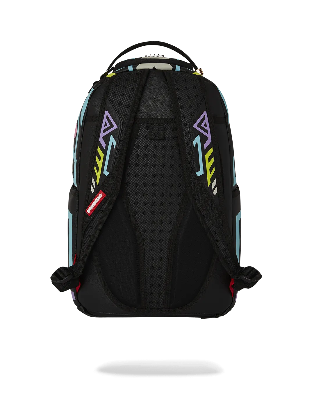 Sprayground AI Path to Future III Sandflower Glow in the Dark Backpack - Green / Purple