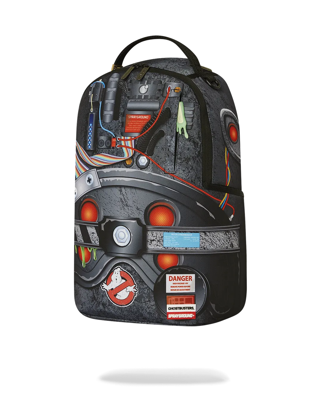 Sprayground Ghostbusters Proton Backpack - Grey / Red / Blue