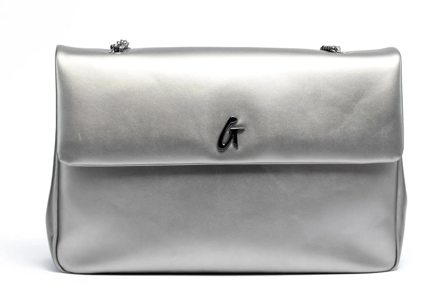 STANDARD XL CLASSIC FLAP BAG PLATINUM