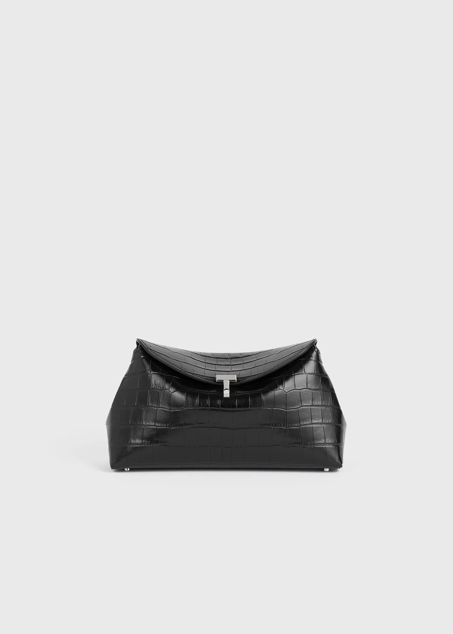 T-Lock clutch black croco