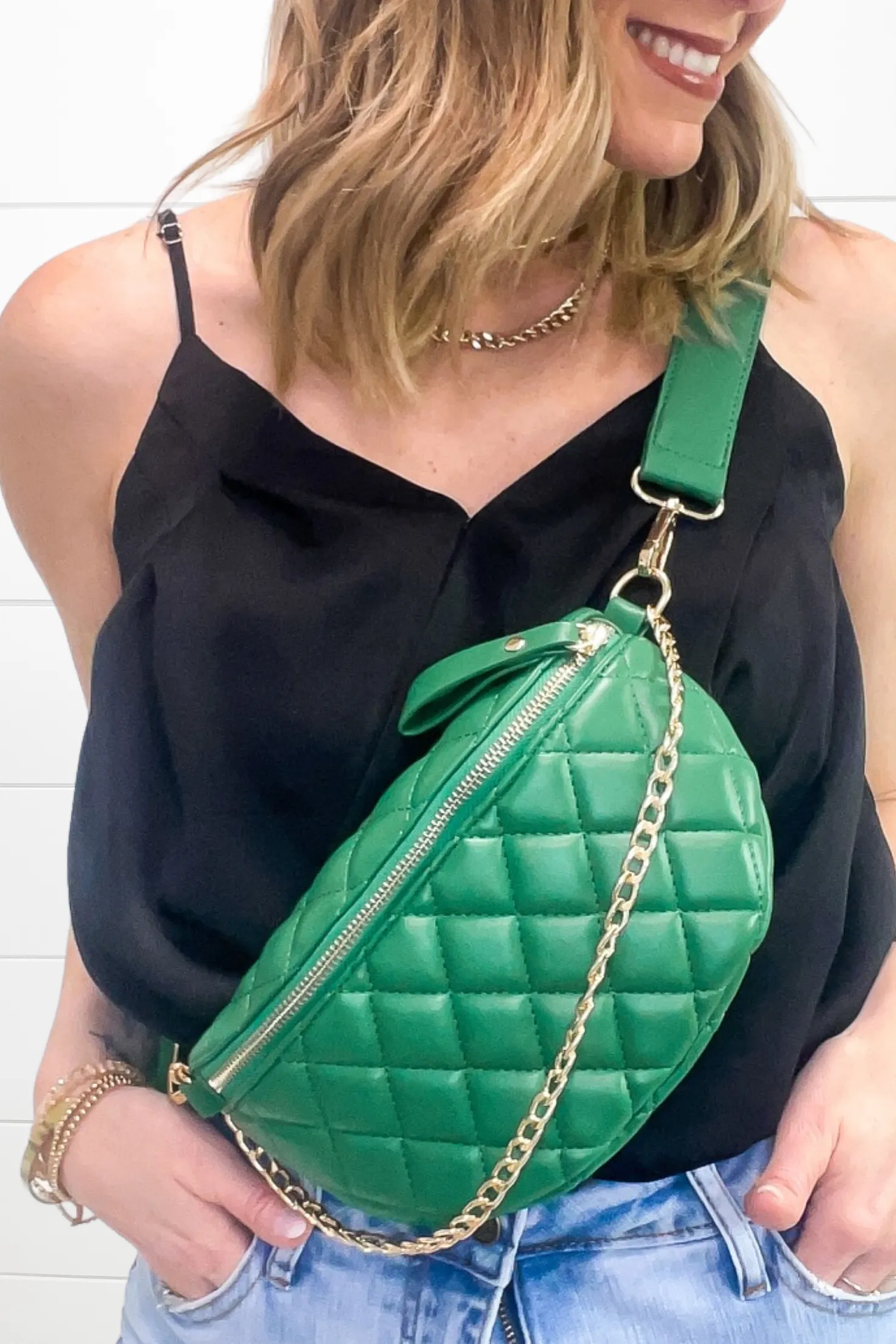 The Samantha Crossbody - Green