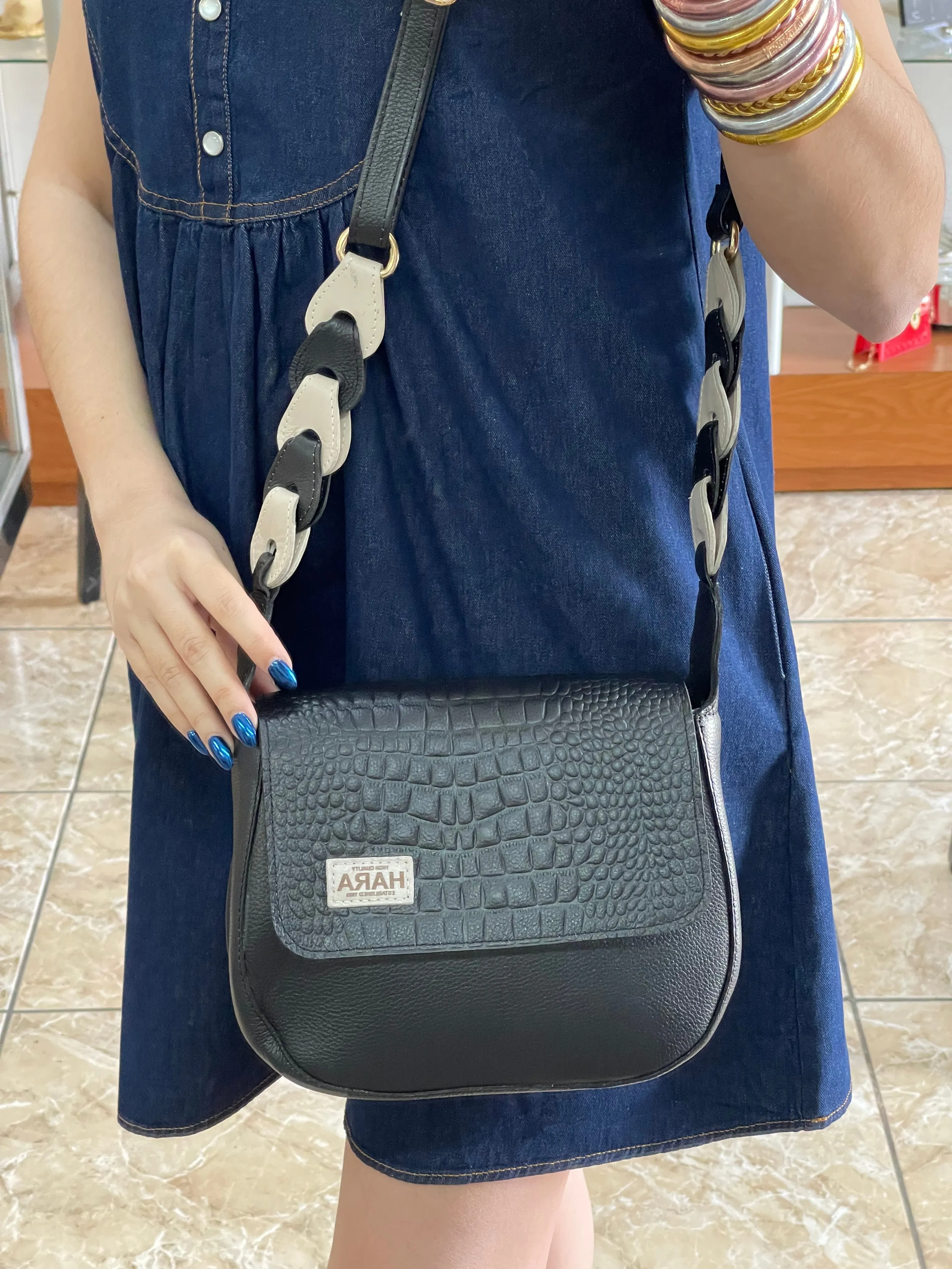 Twisted Crossbody HARA Bag