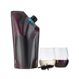 Vapur Wandervino Flexible Wine Carrier and Govino Glasses