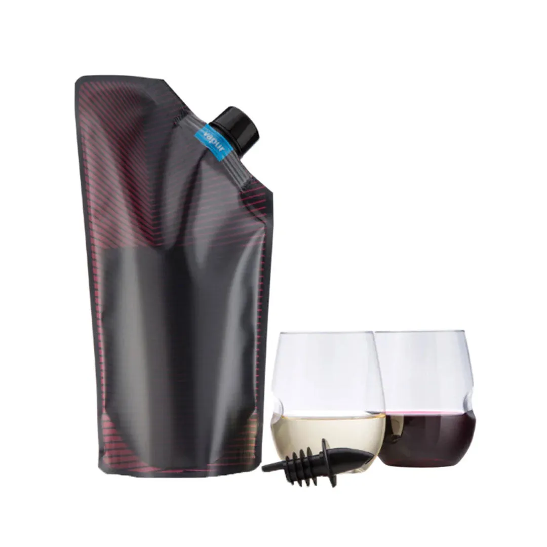 Vapur Wandervino Flexible Wine Carrier and Govino Glasses