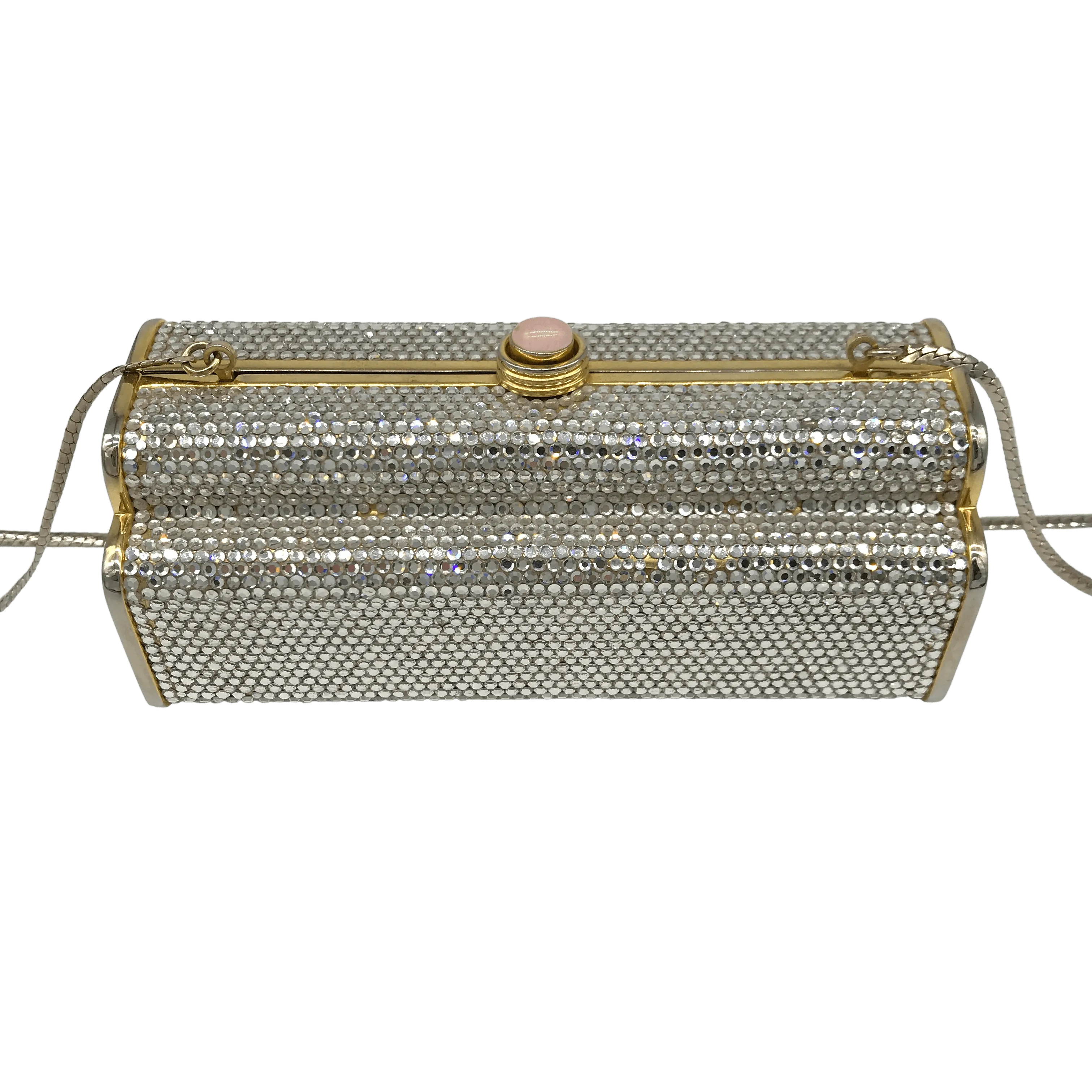 Vintage Judith Leiber Minaudière Jeweled Purse (COLLECTIBLE)