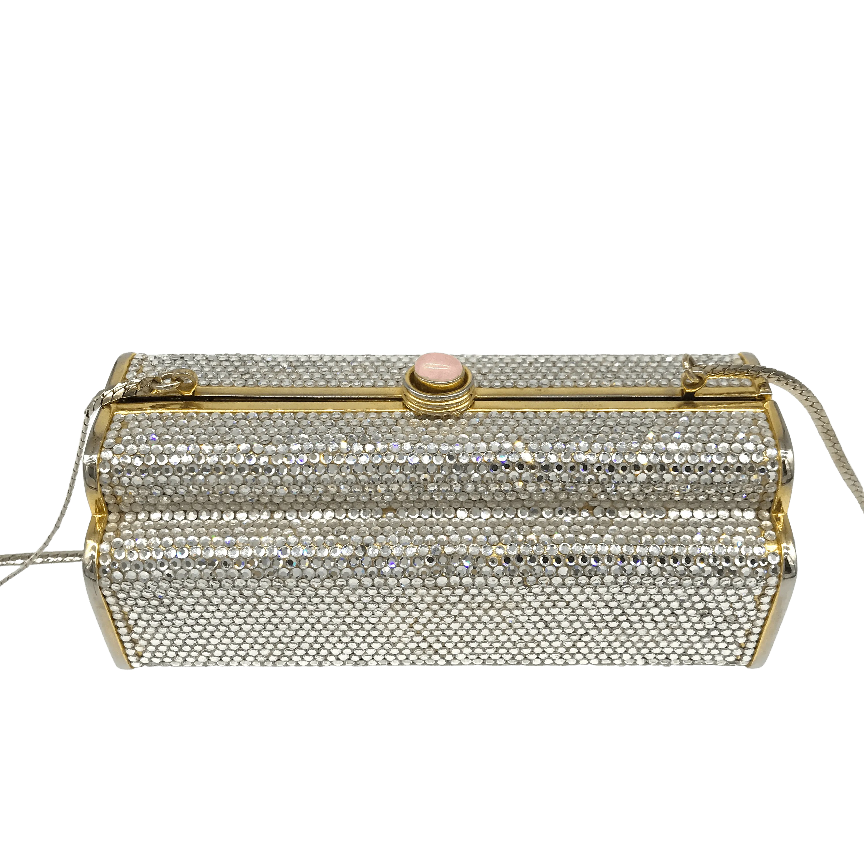 Vintage Judith Leiber Minaudière Jeweled Purse (COLLECTIBLE)