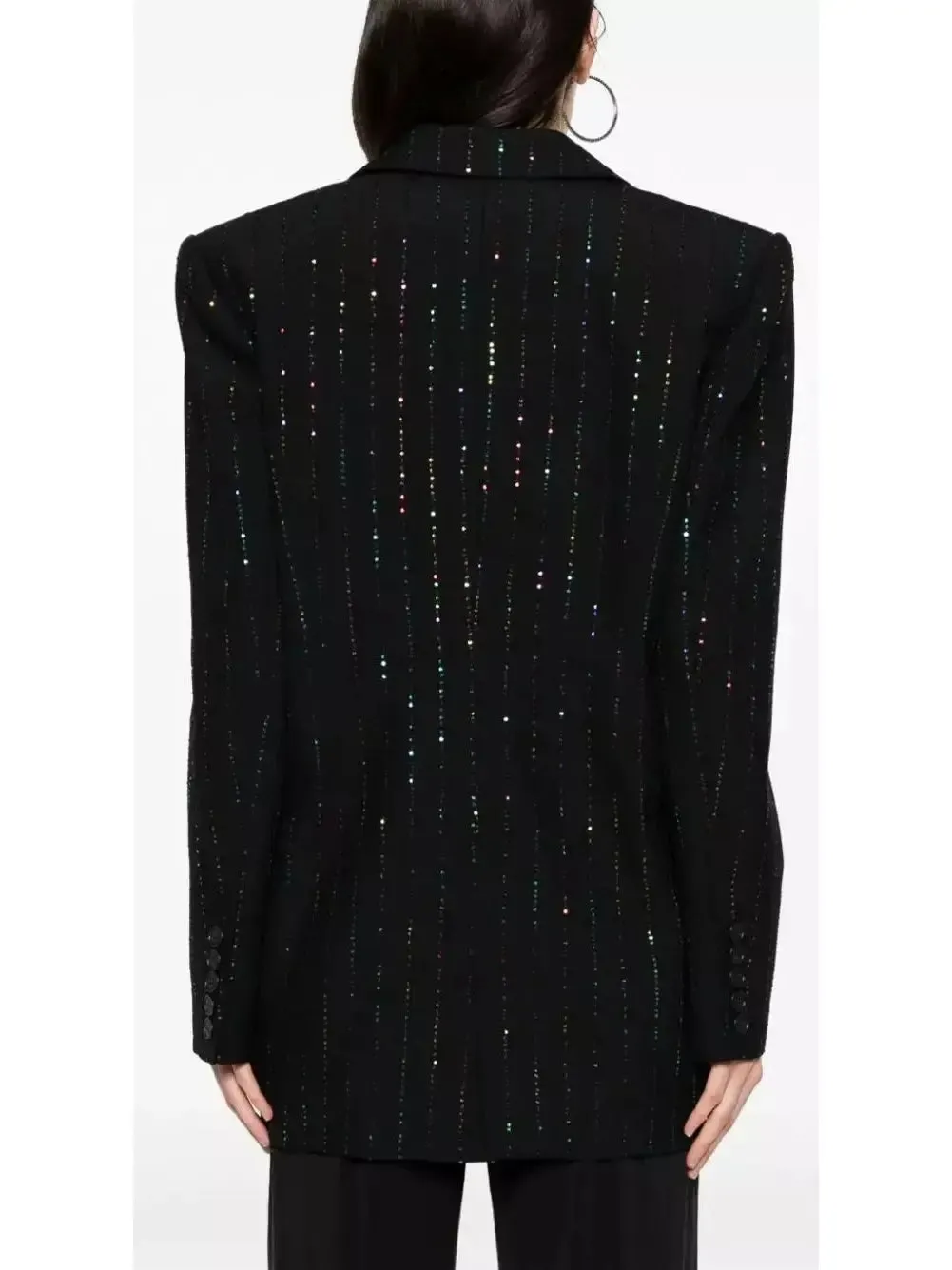 Women’s Crystal-Embellished Double Breasted Blazer