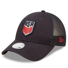 Women's New Era USWNT 9forty Logo Spark Trucker Mesh